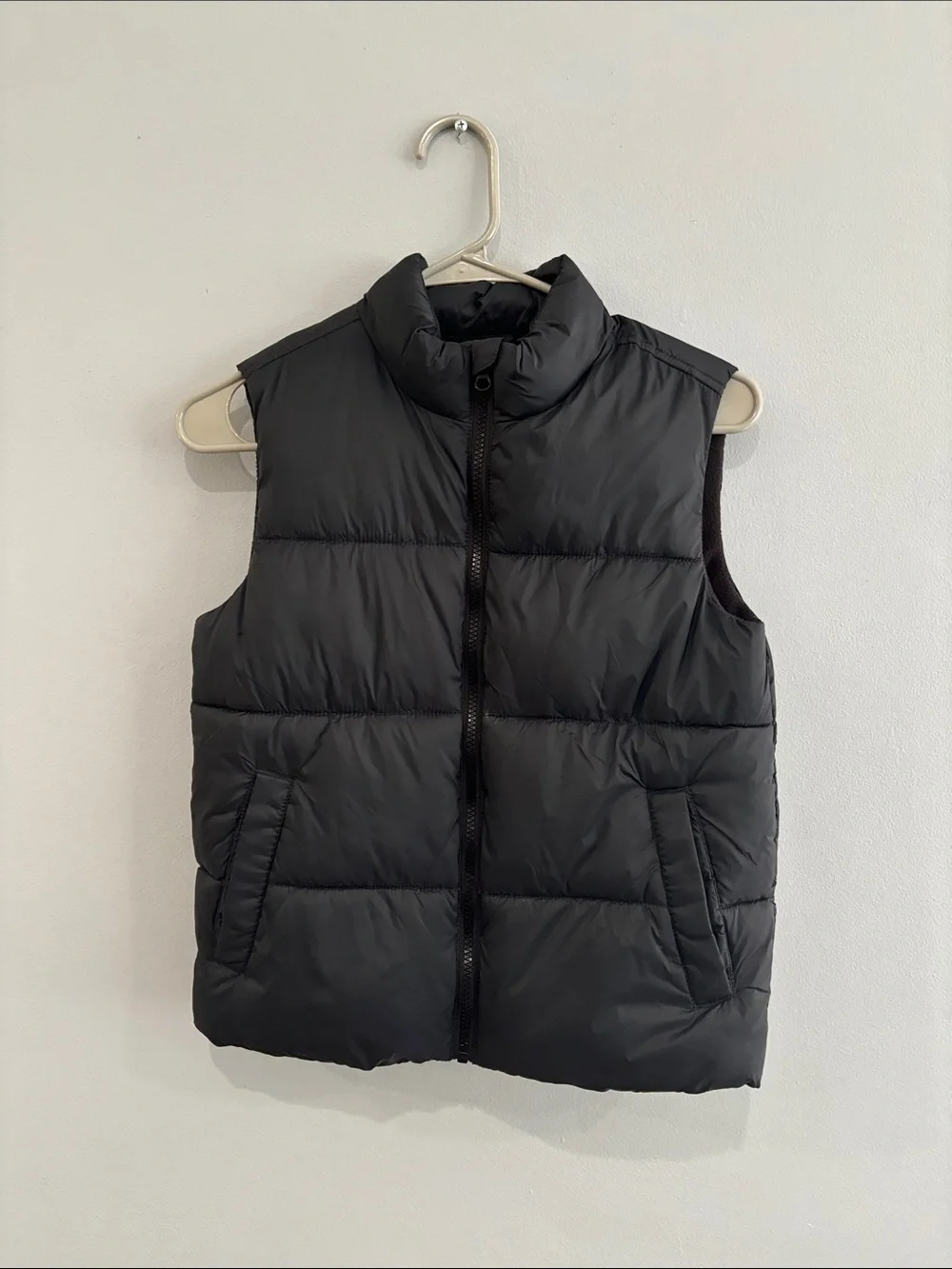 Kids  Black Quilted Puffer Vest